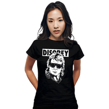Load image into Gallery viewer, Shirts Fitted Shirts, Woman / Small / Black They Disobey
