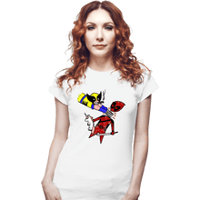 Load image into Gallery viewer, Secret_Shirts Fitted Shirts, Woman / Small / White He Loves Me
