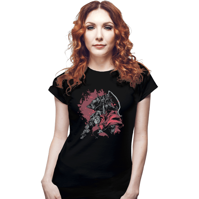 Daily_Deal_Shirts Fitted Shirts, Woman / Small / Black Metal Brotherhood
