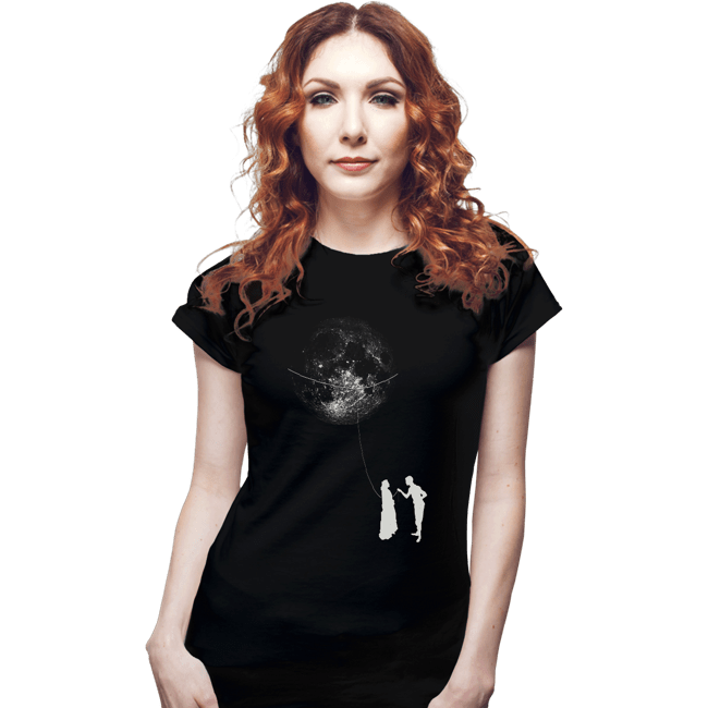 Shirts Fitted Shirts, Woman / Small / Black Give You The Moon