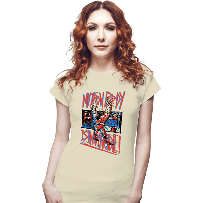Daily_Deal_Shirts Fitted Shirts, Woman / Small / White My Iron Body