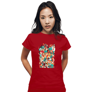 Shirts Fitted Shirts, Woman / Small / Red Mouse House Heroes '19
