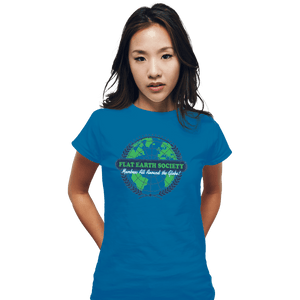 Shirts Fitted Shirts, Woman / Small / Sapphire Around The Globe