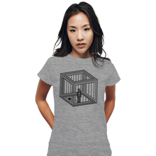 Load image into Gallery viewer, Shirts Fitted Shirts, Woman / Small / Sports Grey Escher&#39;s Jail
