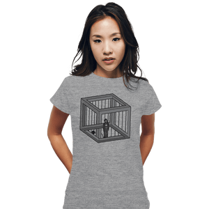 Shirts Fitted Shirts, Woman / Small / Sports Grey Escher's Jail