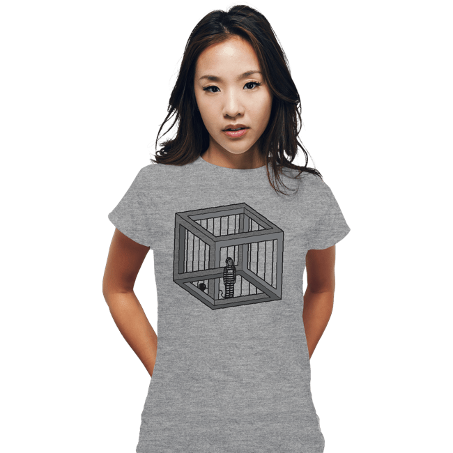 Shirts Fitted Shirts, Woman / Small / Sports Grey Escher's Jail