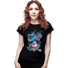 Load image into Gallery viewer, Shirts Fitted Shirts, Woman / Small / Black Legend Of The Lamp
