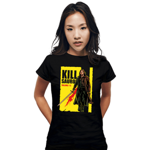 Secret_Shirts Fitted Shirts, Woman / Small / Black KILL DARK LORD