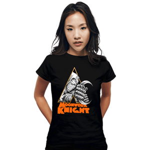 Secret_Shirts Fitted Shirts, Woman / Small / Black Moonwork Knight