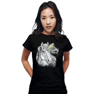 Shirts Fitted Shirts, Woman / Small / Black UniCORN