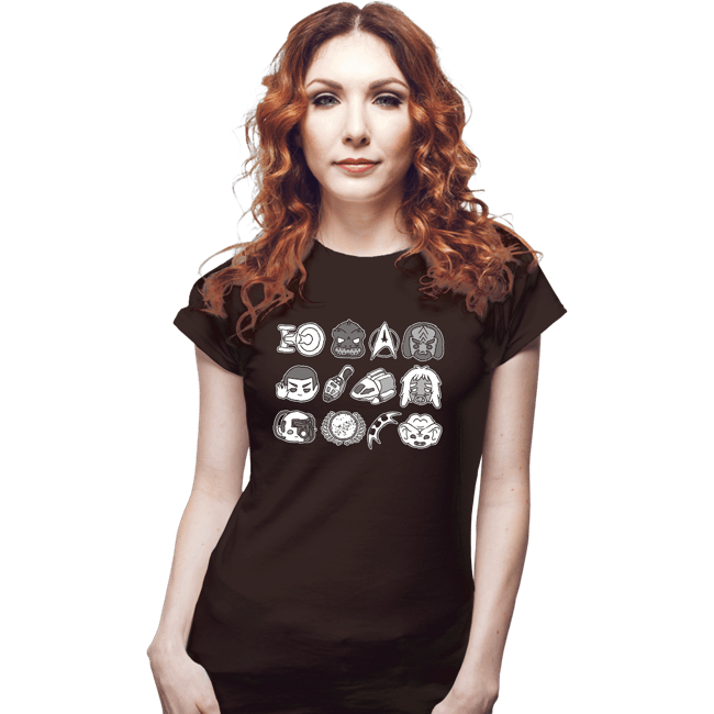 Shirts Fitted Shirts, Woman / Small / Black Trek Lover