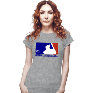 Shirts Fitted Shirts, Woman / Small / Sports Grey Mutant League Baseball