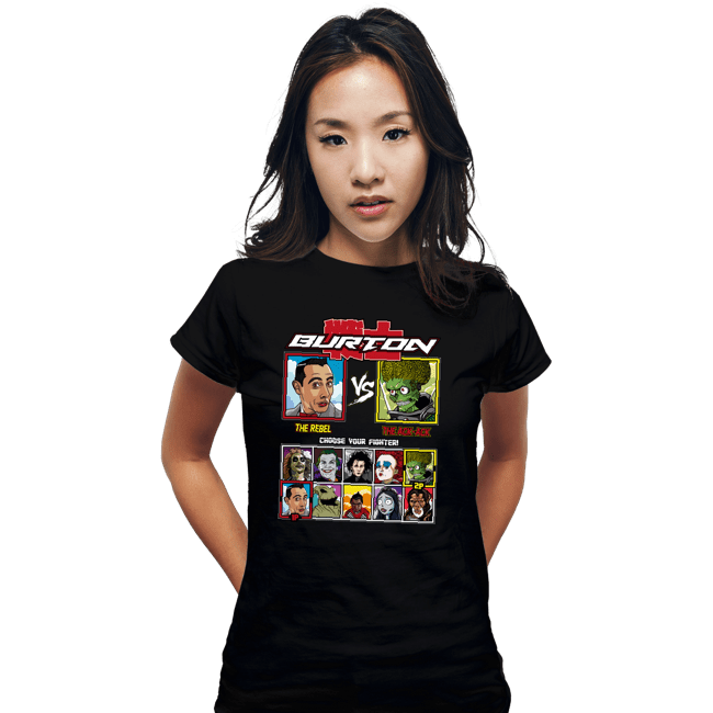 Daily_Deal_Shirts Fitted Shirts, Woman / Small / Black Burton Fighter