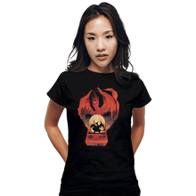 Load image into Gallery viewer, Shirts Fitted Shirts, Woman / Small / Black Red Pocket Gaming
