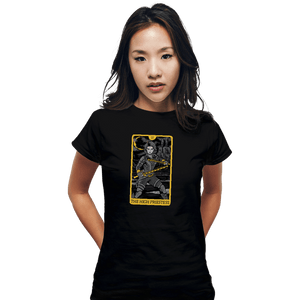 Shirts Fitted Shirts, Woman / Small / Black Tarot The High Priestess