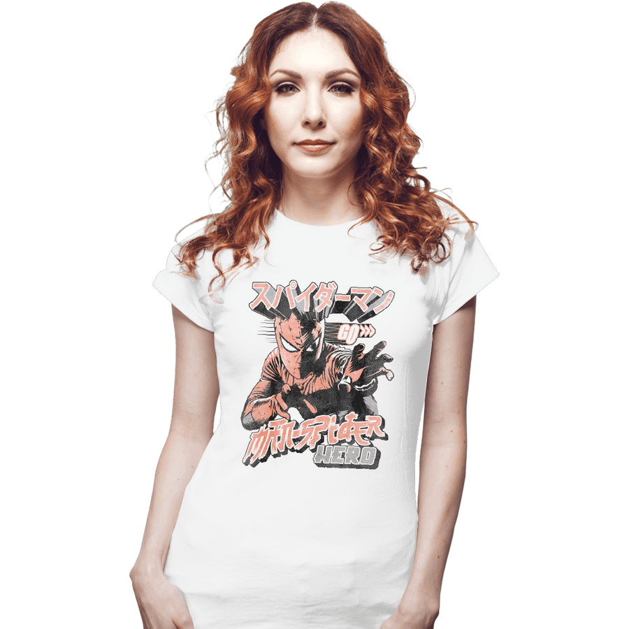 Shirts Fitted Shirts, Woman / Small / White Japanese Man Spider