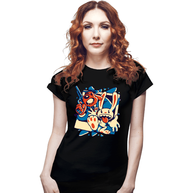 Shirts Fitted Shirts, Woman / Small / Black Freelance Police