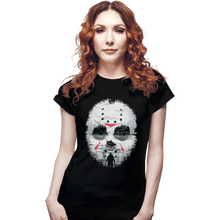 Load image into Gallery viewer, Shirts Fitted Shirts, Woman / Small / Black Friday Night Terror
