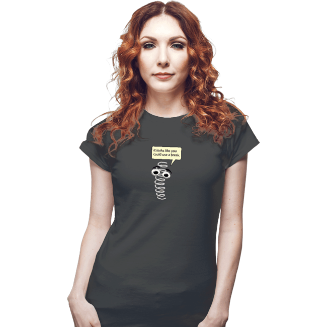 Secret_Shirts Fitted Shirts, Woman / Small / Charcoal Clippy