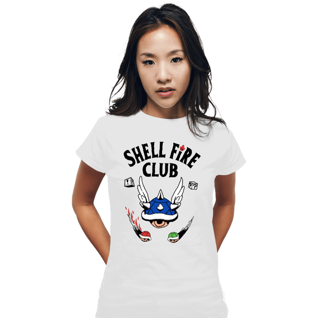 Secret_Shirts Fitted Shirts, Woman / Small / White Shellfire Club
