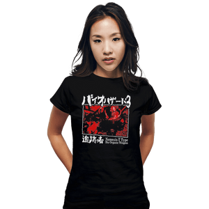 Shirts Fitted Shirts, Woman / Small / Black Bio Organic Weapon T Type