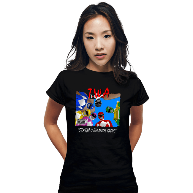 Daily_Deal_Shirts Fitted Shirts, Woman / Small / Black T.W.A.