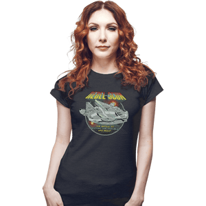 Daily_Deal_Shirts Fitted Shirts, Woman / Small / Dark Heather Vintage Arcade Rebel