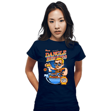 Load image into Gallery viewer, Secret_Shirts Fitted Shirts, Woman / Small / Navy Dangleberries
