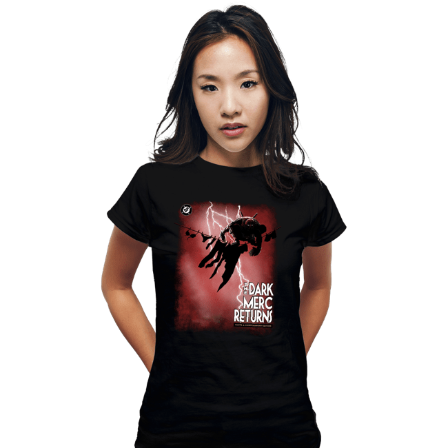Shirts Fitted Shirts, Woman / Small / Black The Dark Merc Returns