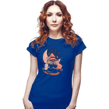 Load image into Gallery viewer, Daily_Deal_Shirts Fitted Shirts, Woman / Small / Royal Blue Nightfall Mage
