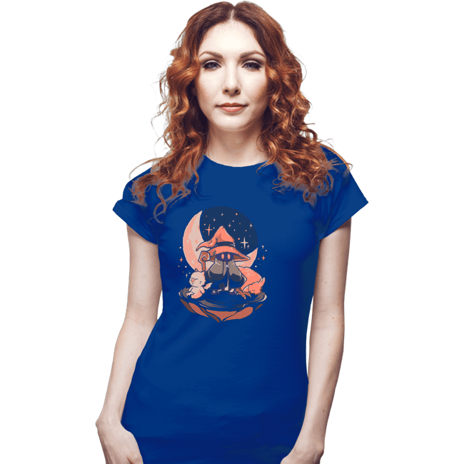 Daily_Deal_Shirts Fitted Shirts, Woman / Small / Royal Blue Nightfall Mage