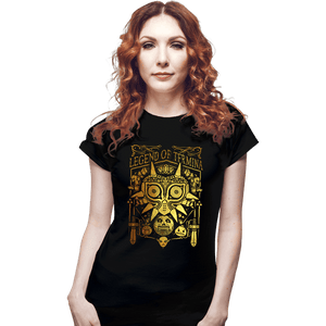 Daily_Deal_Shirts Fitted Shirts, Woman / Small / Black Legend Of Termina