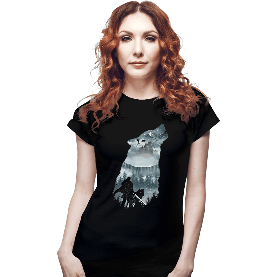 Shirts Fitted Shirts, Woman / Small / Black Winter Has Come