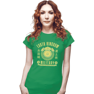 Shirts Fitted Shirts, Woman / Small / Irish Green Earth is Strong