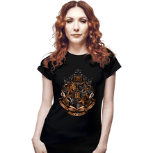 Load image into Gallery viewer, Daily_Deal_Shirts Fitted Shirts, Woman / Small / Black Home Of Magic And Greatness
