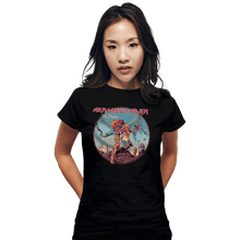 Load image into Gallery viewer, Shirts Fitted Shirts, Woman / Small / Black Armored Maiden
