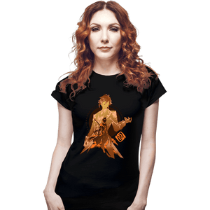 Shirts Fitted Shirts, Woman / Small / Black Vago Mundo Zhongli