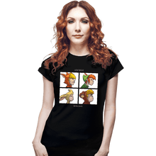 Load image into Gallery viewer, Daily_Deal_Shirts Fitted Shirts, Woman / Small / Black Lost Boyz
