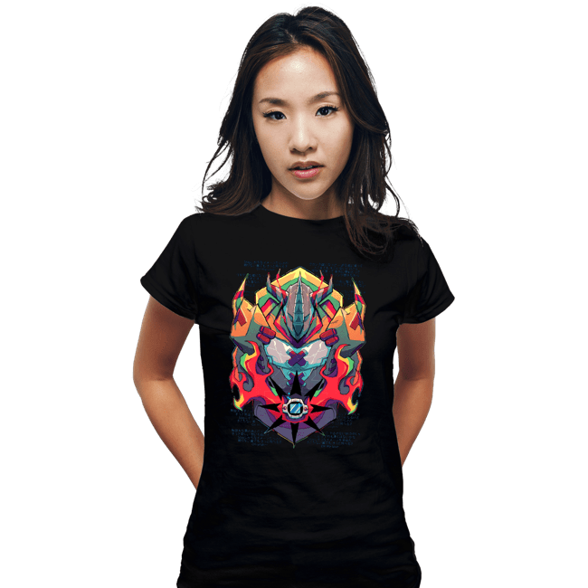 Secret_Shirts Fitted Shirts, Woman / Small / Black WarGreymon!