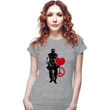 Load image into Gallery viewer, Shirts Fitted Shirts, Woman / Small / Sports Grey Crimson Josuke
