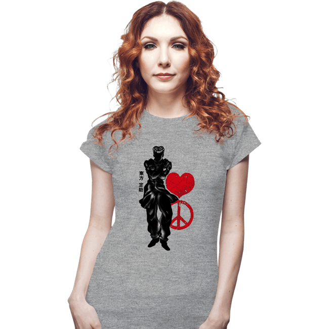 Shirts Fitted Shirts, Woman / Small / Sports Grey Crimson Josuke