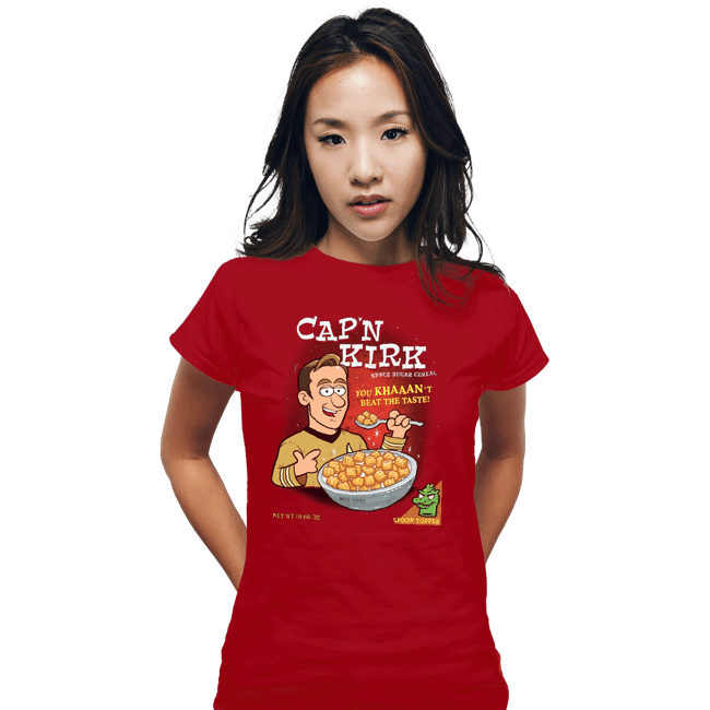 Last_Chance_Shirts Fitted Shirts, Woman / Small / Red Original Cap'n