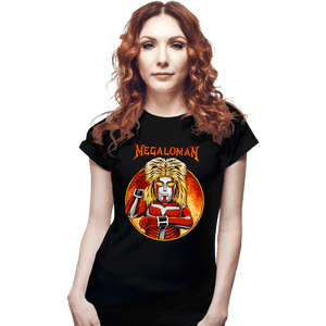 Shirts Fitted Shirts, Woman / Small / Black Megaloman