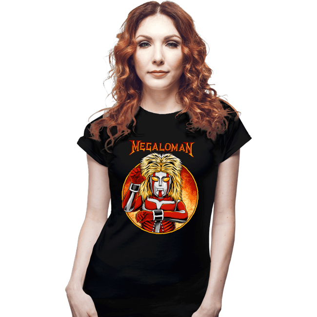 Shirts Fitted Shirts, Woman / Small / Black Megaloman