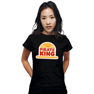 Secret_Shirts Fitted Shirts, Woman / Small / Black Pirate King