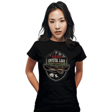 Load image into Gallery viewer, Secret_Shirts Fitted Shirts, Woman / Small / Black Camp Crystal
