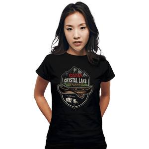 Secret_Shirts Fitted Shirts, Woman / Small / Black Camp Crystal