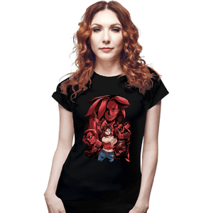 Secret_Shirts Fitted Shirts, Woman / Small / Black Escape The Horror