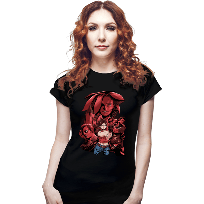Secret_Shirts Fitted Shirts, Woman / Small / Black Escape The Horror
