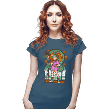 Load image into Gallery viewer, Shirts Fitted Shirts, Woman / Small / Indigo Blue Capsule Nouveau
